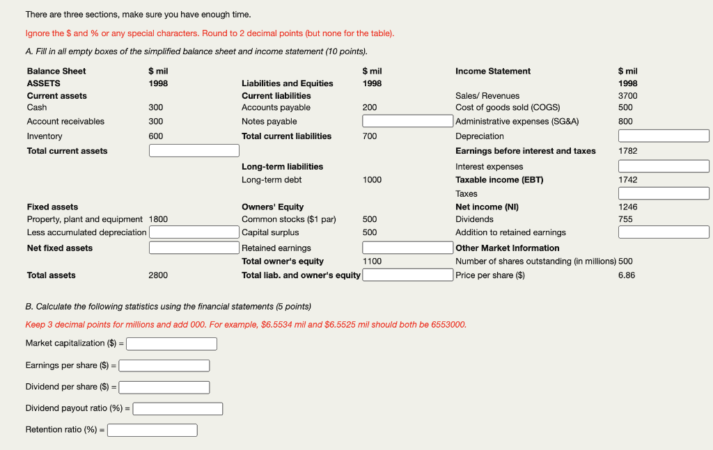  There are three sections, make sure you have enough time. Ignore