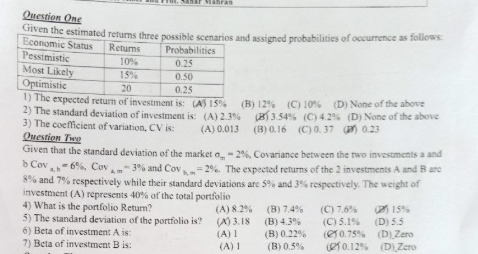  I KNOW THE ANSWER BUT I NEED YOU TO EXPLAIN THESE