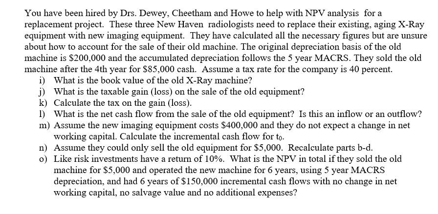 please do it in excel and show the formulas. Thanks You