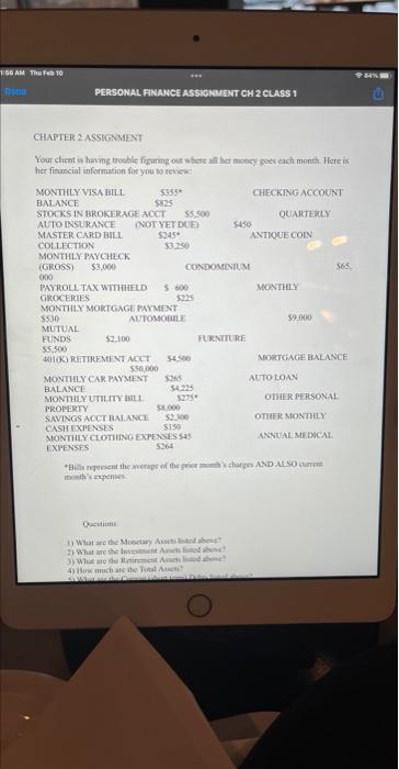  pla answer the question at the bottom USB AM Thu Feb