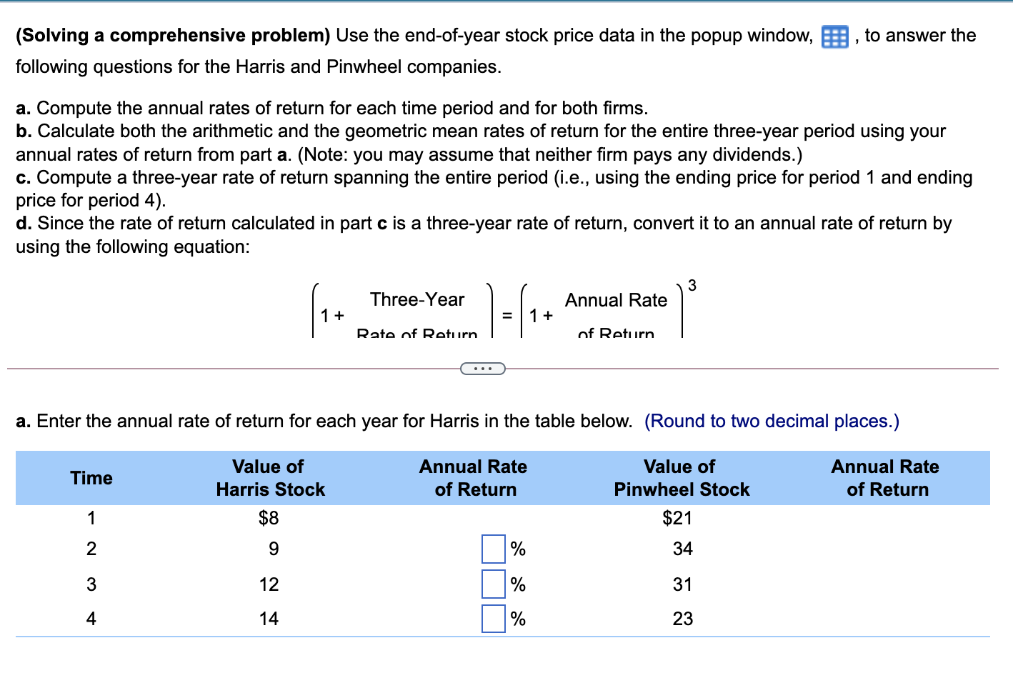  , to answer the (Solving a comprehensive problem) Use the end-of-year