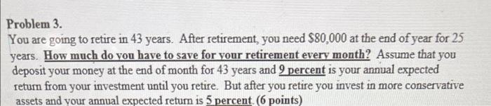  please answer part 3 using the instructions provided. Problem 3. You