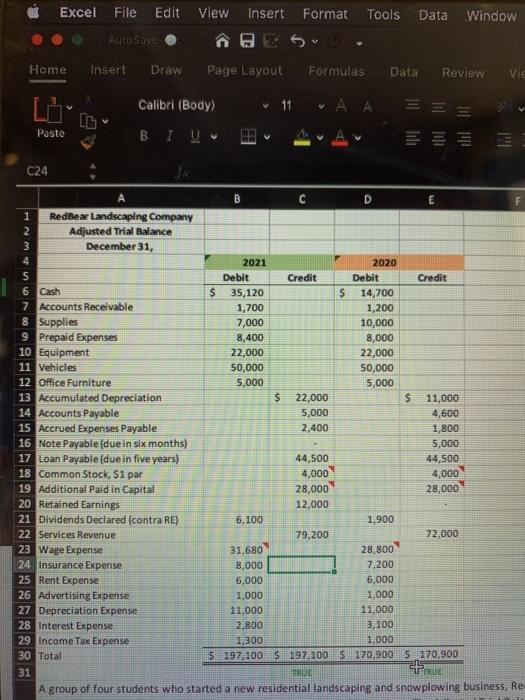 7 Accounts Receivable 1,700 1,200 8 Supplies 7,000 10,000 9 Prepaid Expenses