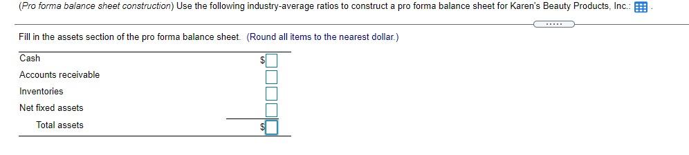 to copy its contents into a spreadsheet.) Total asset turnover 1.6 times