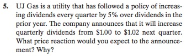 In the problem below, you can use a risk premium of 5.5%
