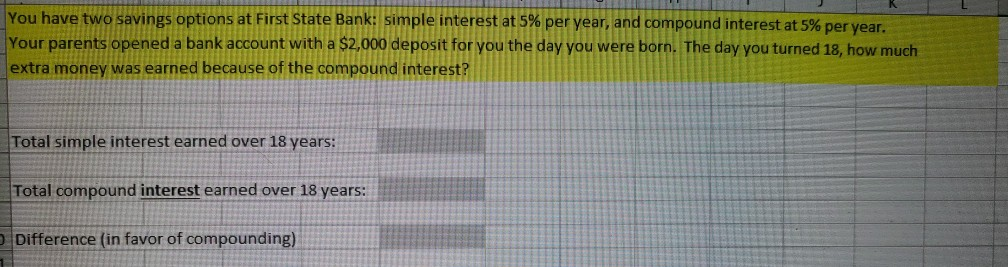 Using ONLY the TMV tables calculate the following: (do NOT use financial