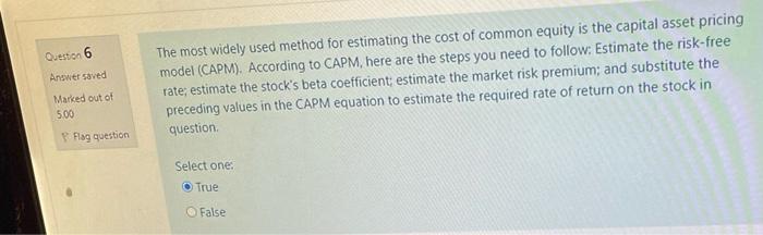 of QQQ company are expected to grow 6% per year. The company's