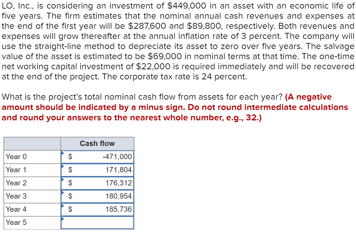 Please show all work. If using excel please show all formulas and