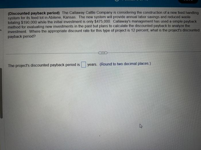 NPV calculation) The cash fows for three independerit projects are found below