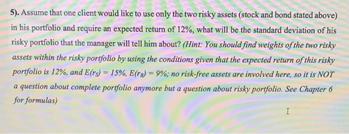 standard deviation does your graph show for the minimum-variance portfolio? 529 -