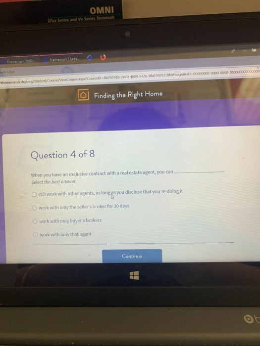  OMNI Series and V Series Terminal 37 Framework Onlin. Framework Ilest