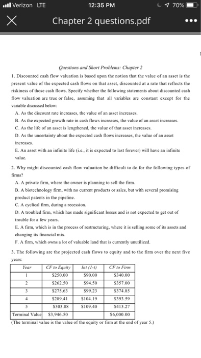  please answer number 2 and 3 il Verizon LTE ( 70%