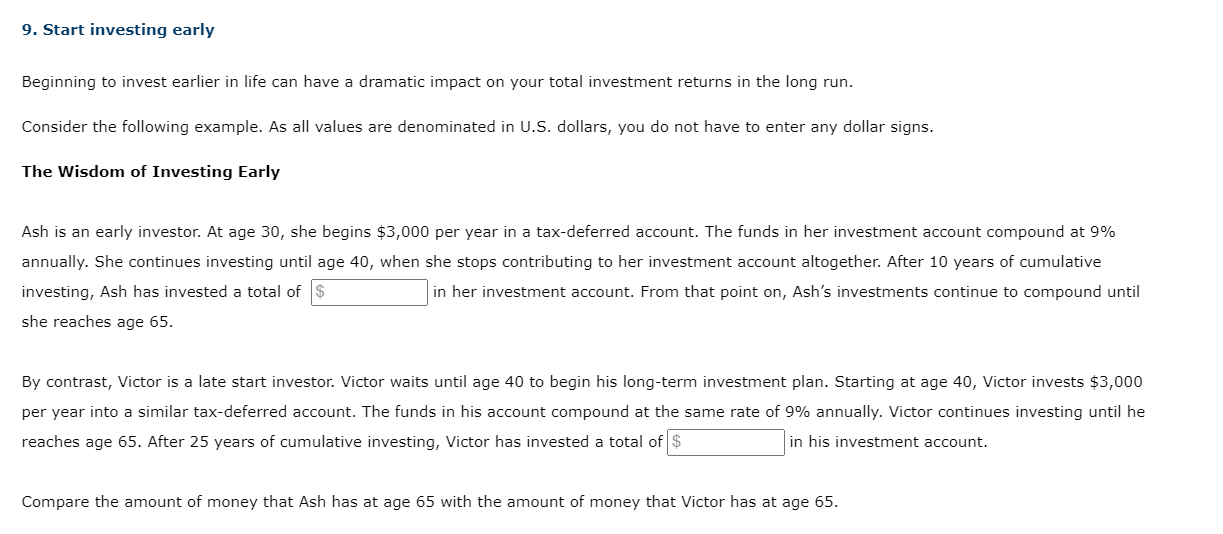  At age 65, Victor or Ash has a higher account value