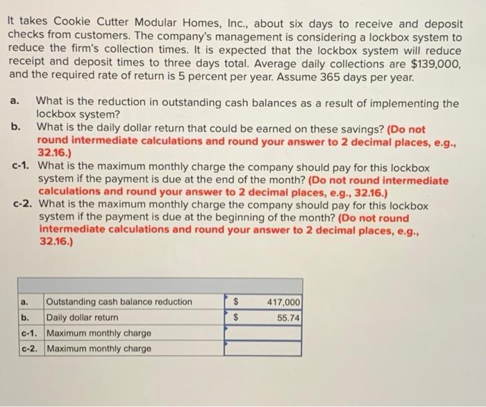  It takes Cookie Cutter Modular Homes, Inc., about six days to