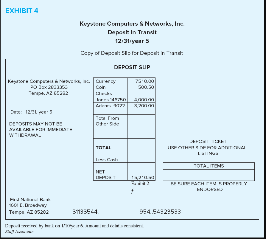 Chapter 6. The controller of Keystone Computers & Networks, Inc. (Keystone), a