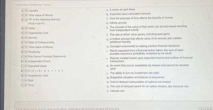 match each term to the correct definition. Not sure if the ones