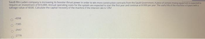  Saudi Bin Laden company is increasing its booster thrust power in