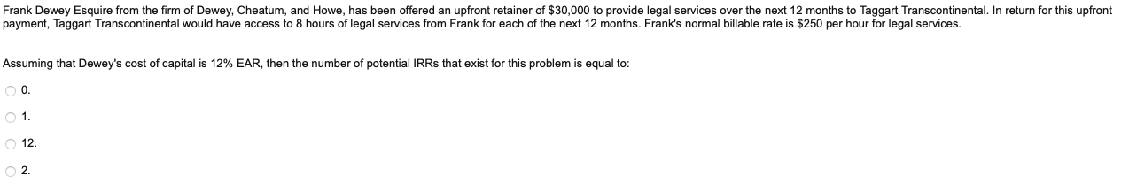 profitability index for project A is closest to: 21.65. 12.04 0.17 0.12