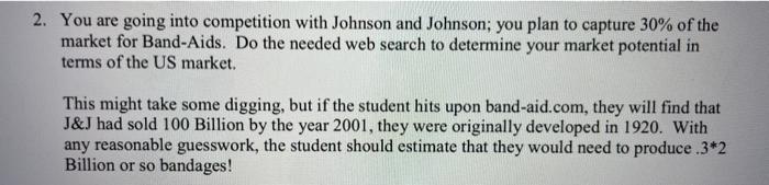 for your design project. Rough out a product specification page and design