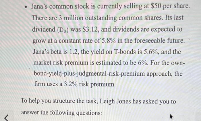 Industries has been too constrained by the high cost of capital to