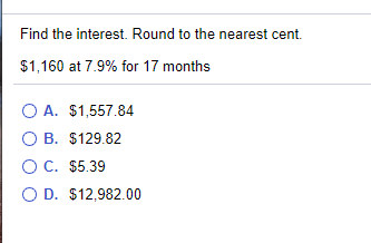payment and interest rate. PMT = $2,000; 1.30% compounded monthly for 7
