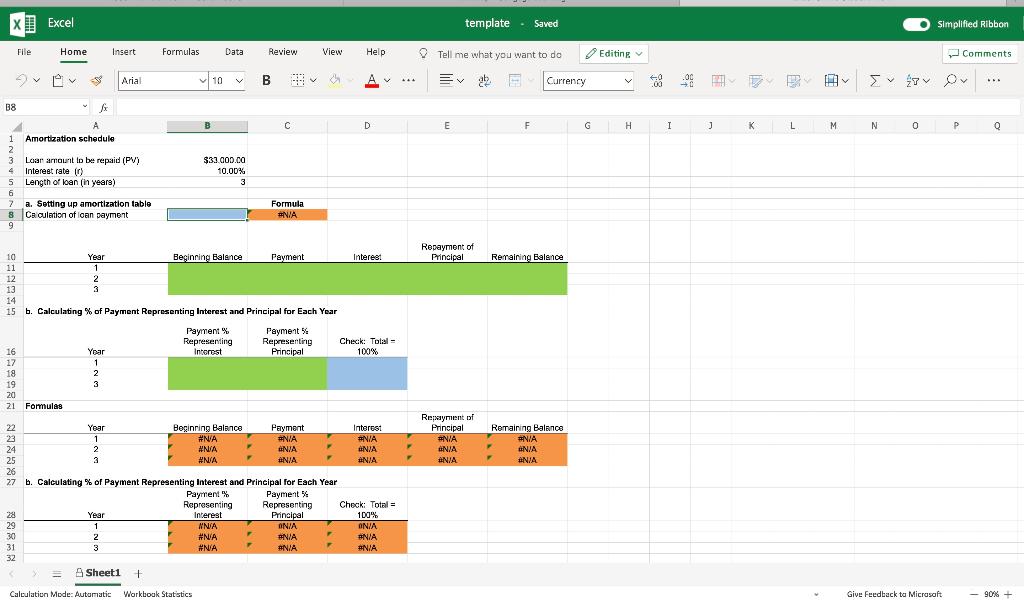 loan to be repaid in equal installments at the end of each