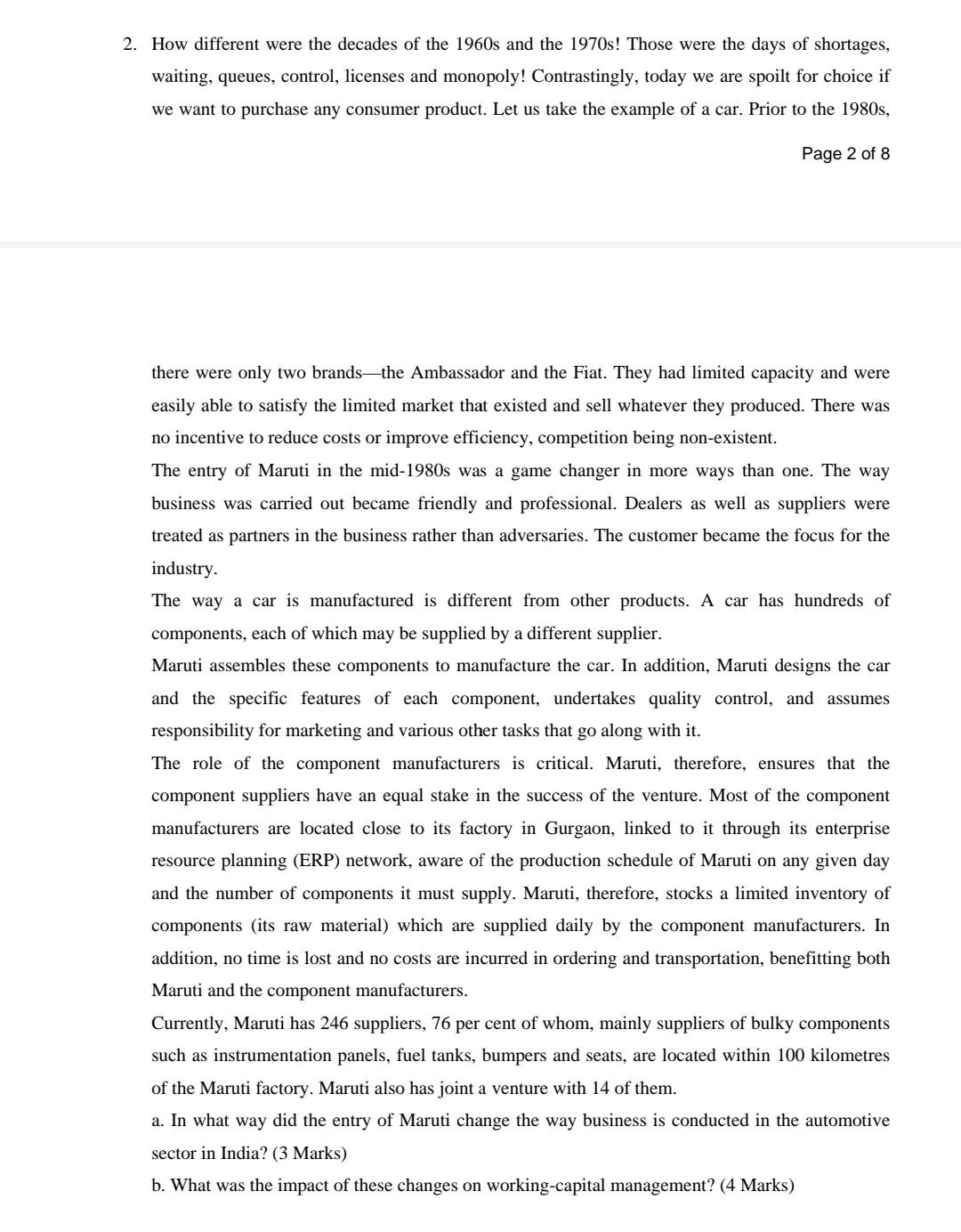  Find the above attached question and give the answer properly. 2.