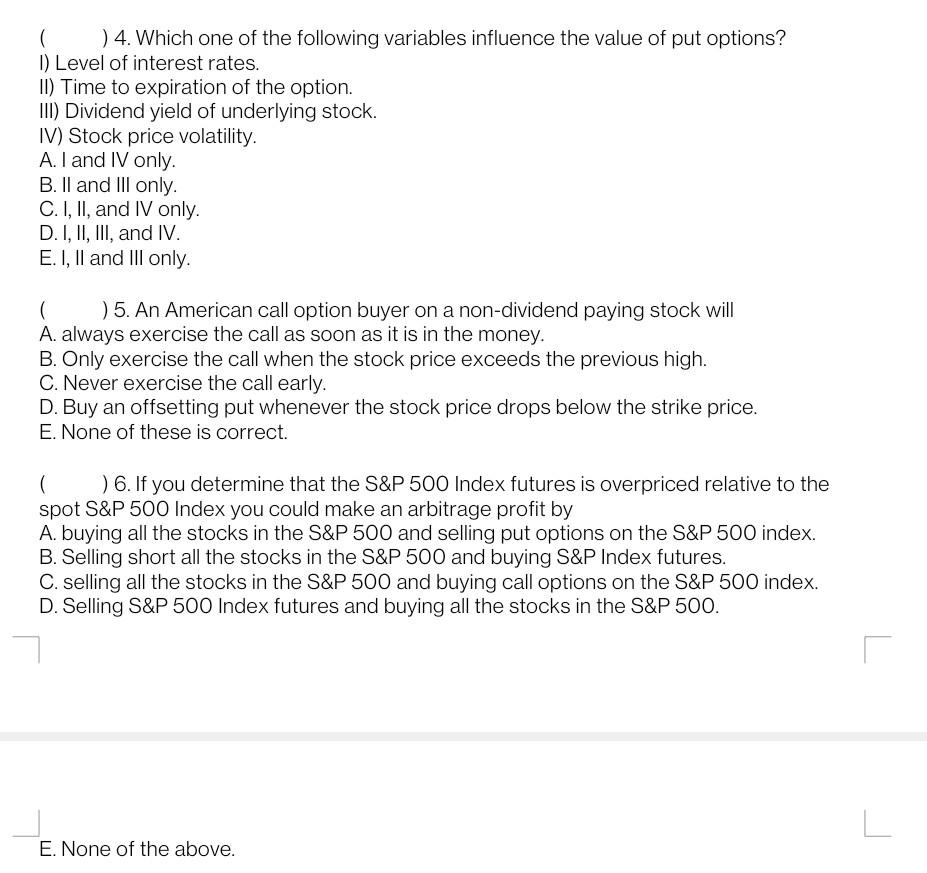  456 NEED JUST PERFECT ANSWERS NO SOLUTION NEEDED. ( ) 4.