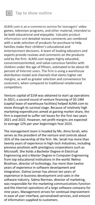  i need help please to do this Tap to show outline