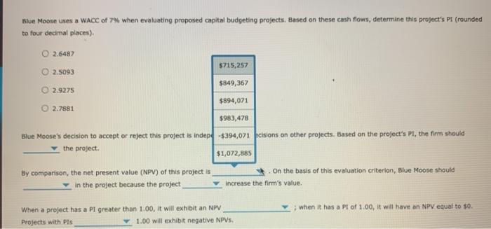 provides another way to compare a project's benefits and costs. It is