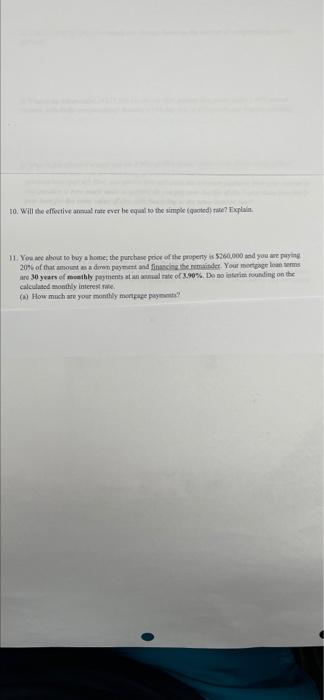  10. Will the effective wrote ever be equal to the simple