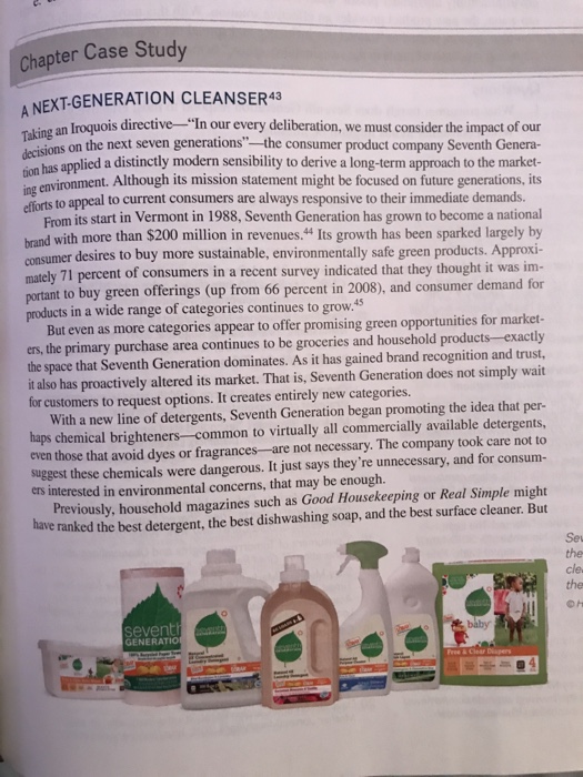  Chapter Case Study A NEXT GENERATION CLEANSER43 rling an Iroquois directive