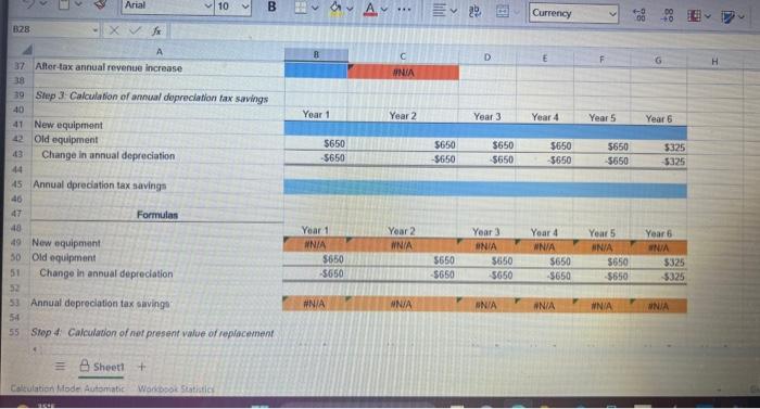 year. To support the greater sales, the new machine would require that