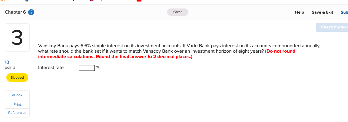 Chapter 6 Saved Help Save & Exit Sub Check my wor