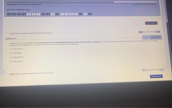  Question Completion Status 10 TT HON Question 17 pints Support you