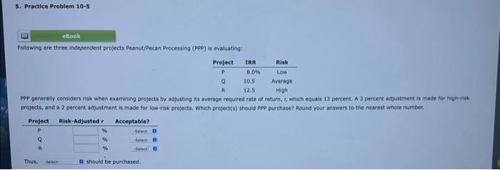does anyone know how to do this? 5. Practice Problem 10-5 Following
