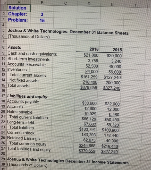  C 1 Solution 2 Chapter: 3 Problem: 3 15 4 5