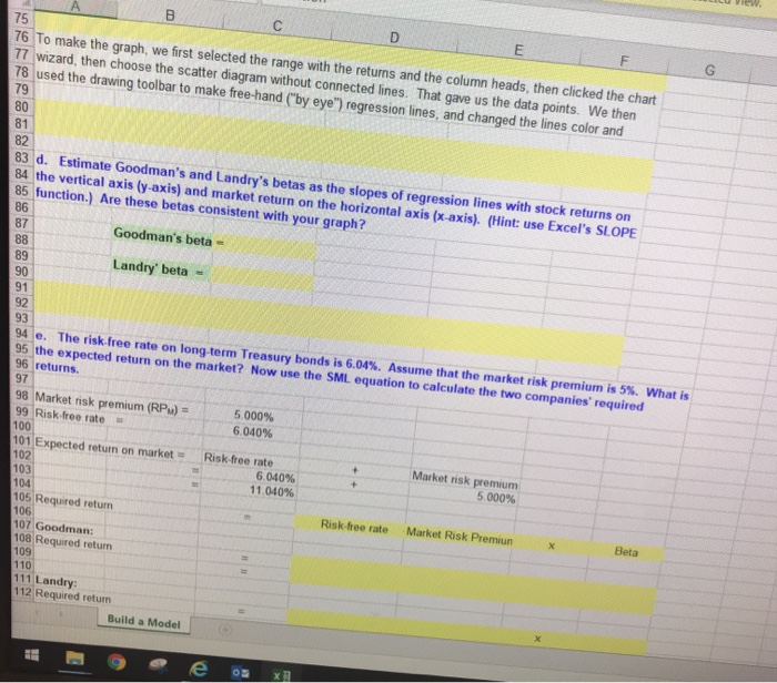 calculate average returns over the five-year period. (Hint: Remember, returns are calculated