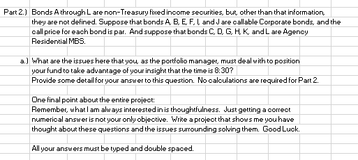 Capital Management's Investment Grade Bond Fund. You've been pondering the Investment Clock