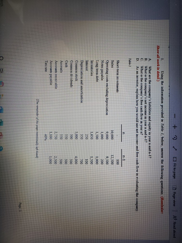 - + Fit to page ID Page view | A Read