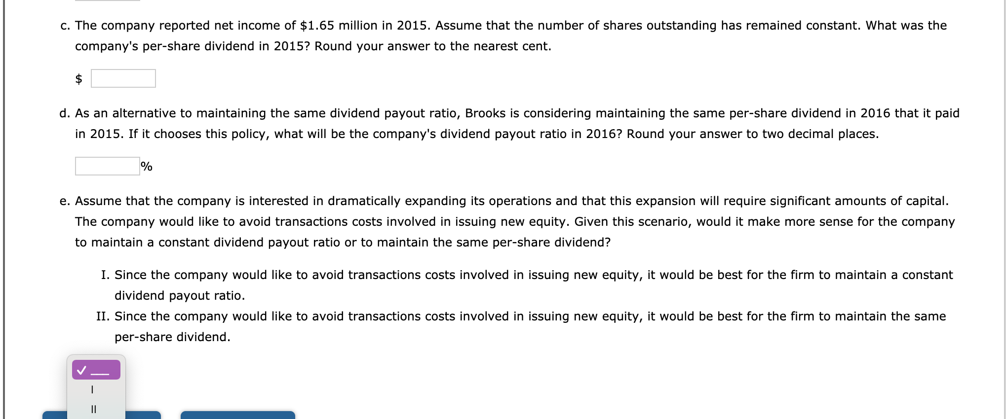 report the following 2016 income statement (shown in thousands of dollars). Sales