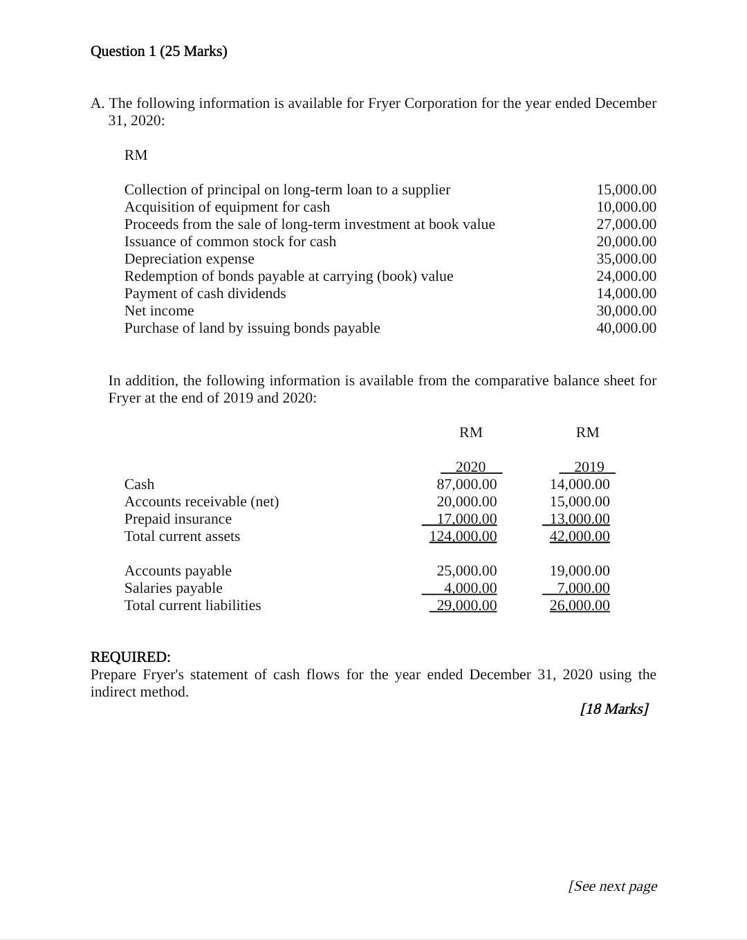  *Either handwriting or computerise. *Answer all question. Thank you. Just answer