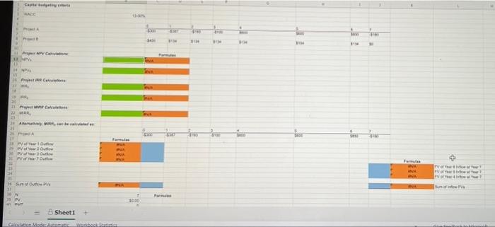 the following cash flows: 0 1 2 3 4 5 6 7