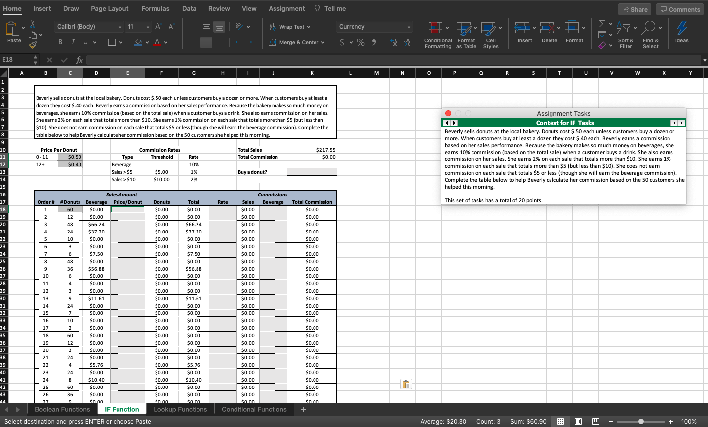 the bakery makes so much money on beverages, she earns 10% commission