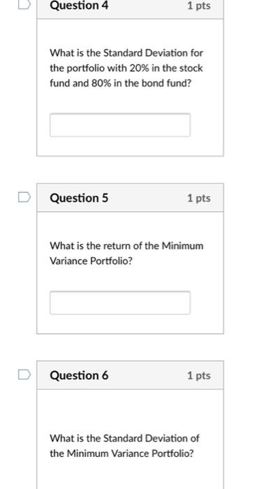 expected return is 9%. the standard deviation for stock fund S is