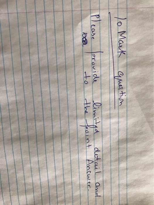 plan? To Mark question Please provide limited the point Answer. detail and