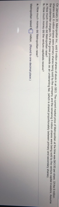 20, M trop litan inc sold 9 mil n shares o, stock