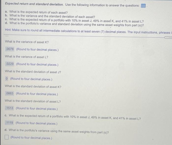 I have completed everything else except for part D. The two