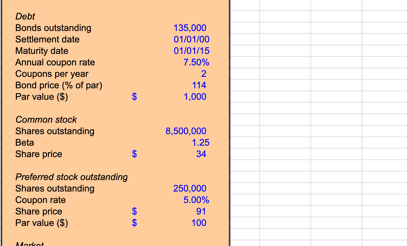 What is the firm's weighted average cost of capital, or WACC? Pretax