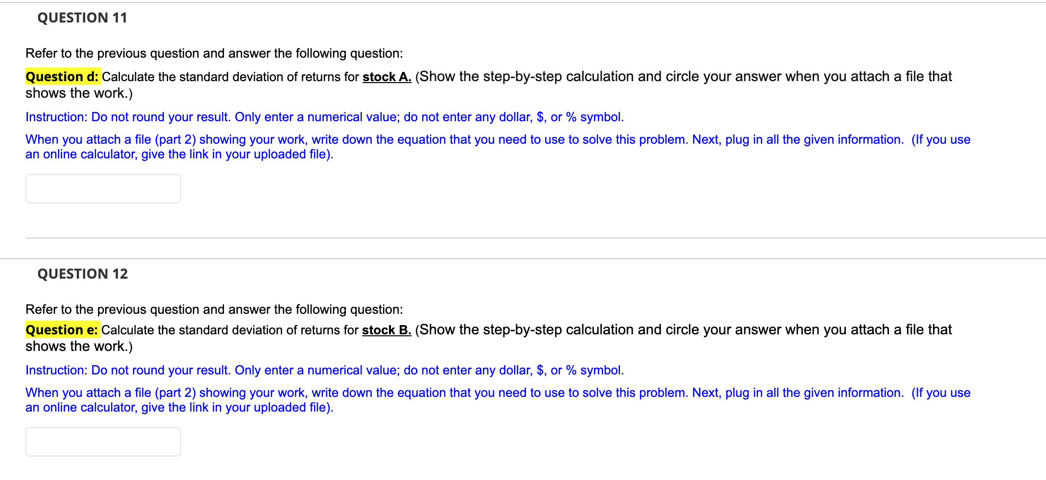 $, or % symbol. When you attach a file (part 2) showing